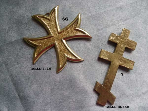 Croix malte et orthodoxe