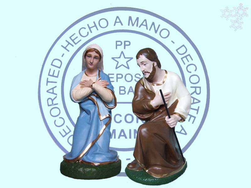 La vierge Marie et Saint Joseph