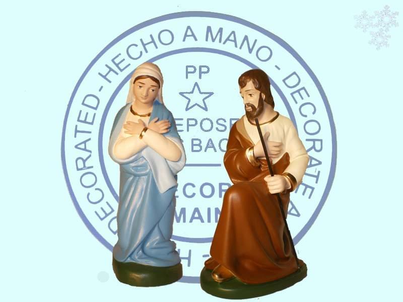 La vierge Marie et Saint Joseph
